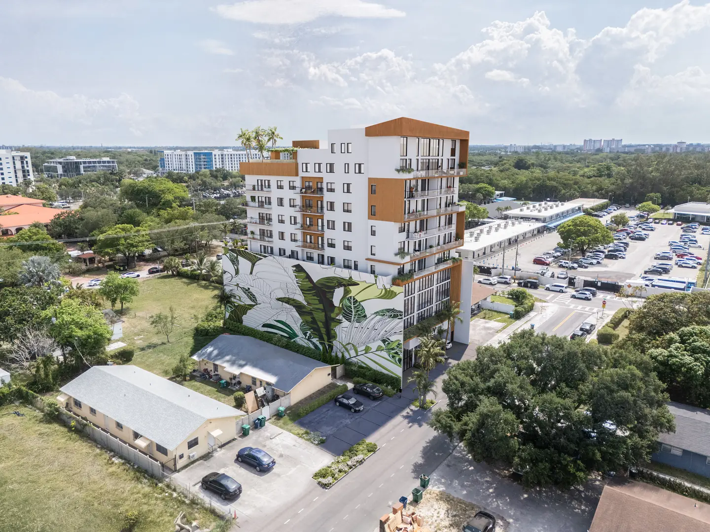 Vista aérea sureste de LEV